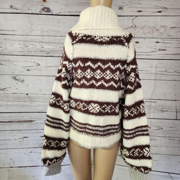 Free People Womens Check Me Out Sweater Large NWT - Picture 10 of 12